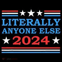 Literally Anyone Else 2024 President Usa Election Women's Hoodie thumb 2