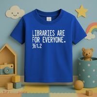 Libraries Are For Everyone Gift Library Social Justice Meaningful Gift Toddler T-Shirt thumb 3