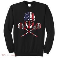 Lacrosse American Flag Lax Helmet Sticks Sweatshirt thumb 0