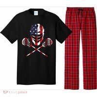 Lacrosse American Flag Lax Helmet Sticks Pajama Set thumb 0