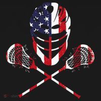 Lacrosse American Flag Lax Helmet Sticks Women's Tank Top thumb 5
