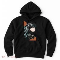 Line Art Face Abstract Art One Line Minimal Hoodie thumb 0