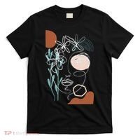 Line Art Face Abstract Art One Line Minimal T-Shirt thumb 0