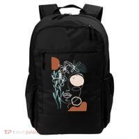 Line Art Face Abstract Art One Line Minimal Backpack thumb 0