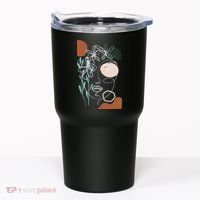 Line Art Face Abstract Art One Line Minimal Tumbler thumb 0