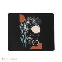 Line Art Face Abstract Art One Line Minimal Mousepad thumb 0