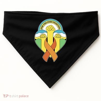 Leukemia Awareness For The Ones Fighting USA-Made Doggie Bandana
