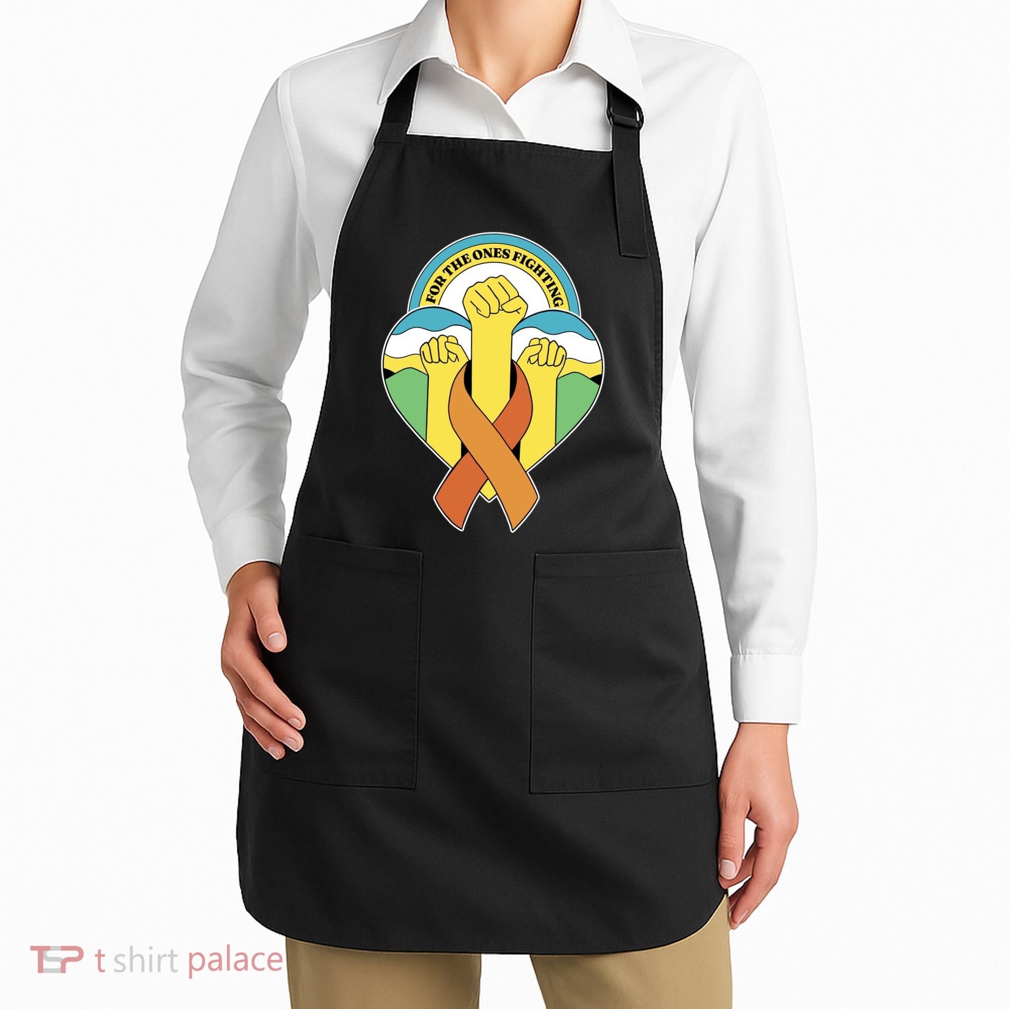 Leukemia Awareness For The Ones Fighting Apron