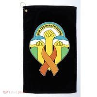 Leukemia Awareness For The Ones Fighting Golf Towel thumb 0