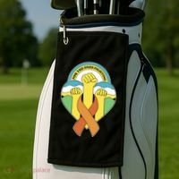 Leukemia Awareness For The Ones Fighting Golf Towel thumb 2