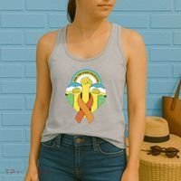 Leukemia Awareness For The Ones Fighting Women's Tank Top thumb 2
