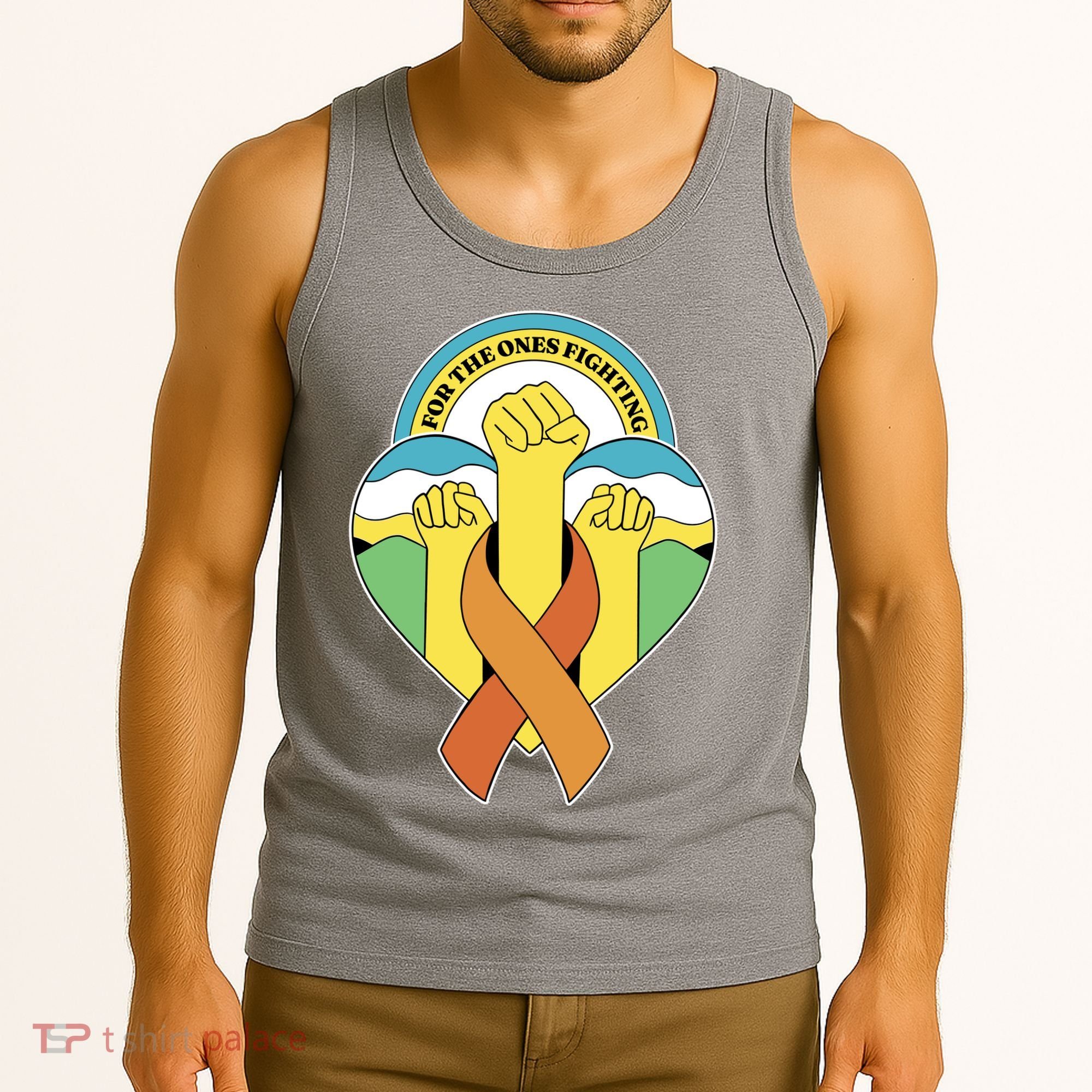 Leukemia Awareness For The Ones Fighting Tank Top