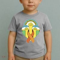Leukemia Awareness For The Ones Fighting Toddler T-Shirt thumb 2