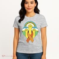 Leukemia Awareness For The Ones Fighting Women's T-Shirt thumb 4