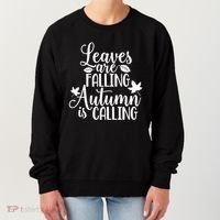 Leaves Are Falling Autumn Is Calling Women's Sweatshirt thumb 0