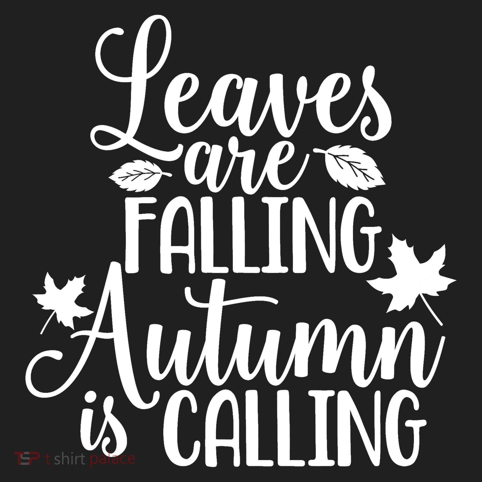 Leaves Are Falling Autumn Is Calling Beanie