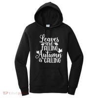 Leaves Are Falling Autumn Is Calling Women's Hoodie thumb 0