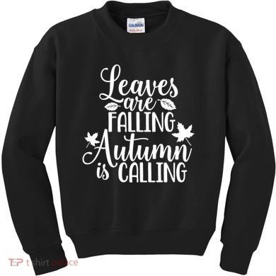 Leaves Are Falling Autumn Is Calling Kids Sweatshirt