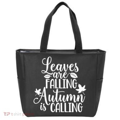 Leaves Are Falling Autumn Is Calling Tote Bag