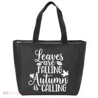 Leaves Are Falling Autumn Is Calling Tote Bag thumb 0