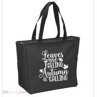 Leaves Are Falling Autumn Is Calling Tote Bag thumb 2