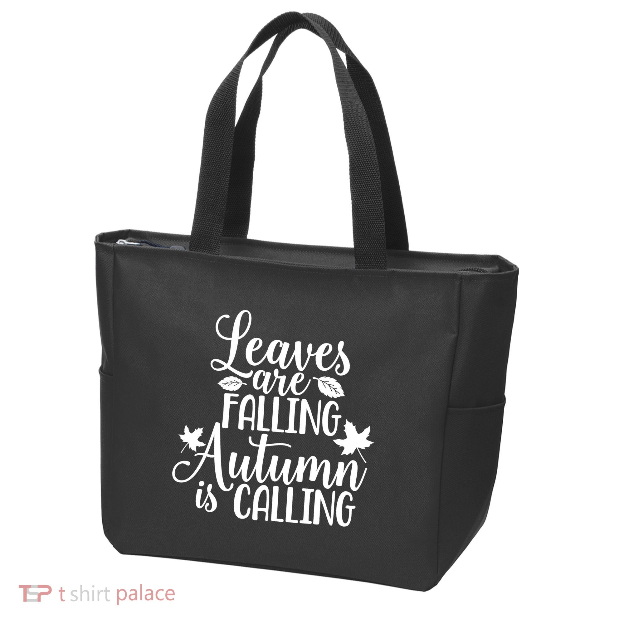 Leaves Are Falling Autumn Is Calling Tote Bag