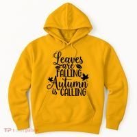 Leaves Are Falling Autumn Is Calling Hoodie thumb 0