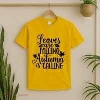 Leaves Are Falling Autumn Is Calling T-Shirt thumb 2