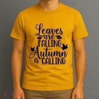 Leaves Are Falling Autumn Is Calling T-Shirt thumb 3