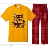 Leaves Are Falling Autumn Is Calling Pajama Set thumb 0
