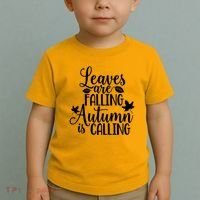 Leaves Are Falling Autumn Is Calling Toddler T-Shirt thumb 2
