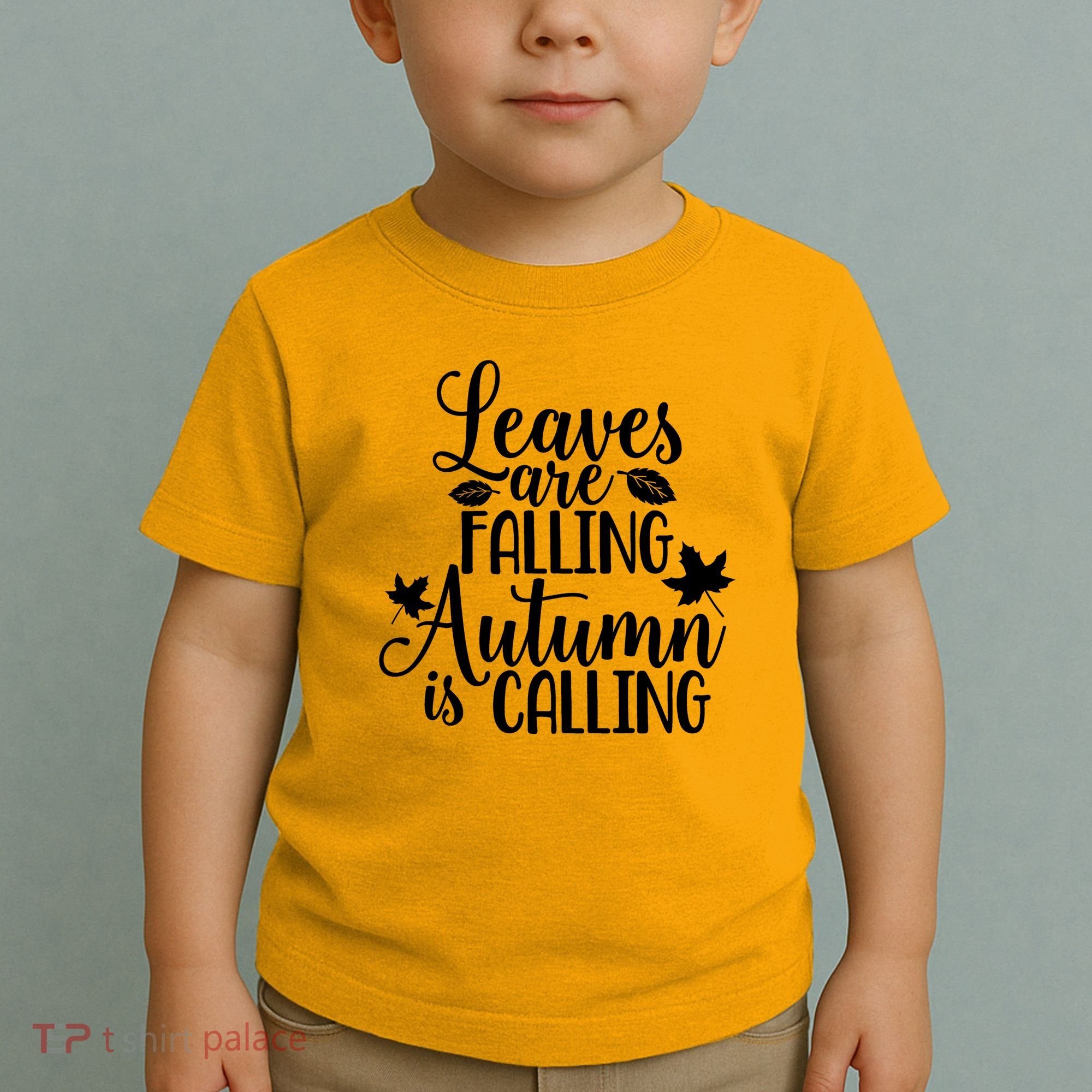 Leaves Are Falling Autumn Is Calling Toddler T-Shirt