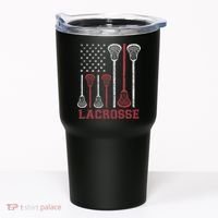 Lacrosse American Flag Lax Women Gifts Tumbler thumb 0
