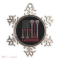 Lacrosse American Flag Lax Women Gifts Ornament thumb 0