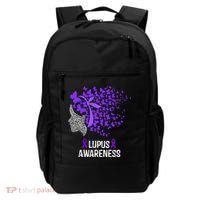Lupus Awareness Funny Gift Lupus Purple Butterflies Gift Backpack thumb 0