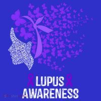 Lupus Awareness Funny Gift Lupus Purple Butterflies Gift Baby Bodysuit thumb 2