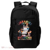 Libraries Are For Everyone Were All One The Same Page Backpack thumb 0