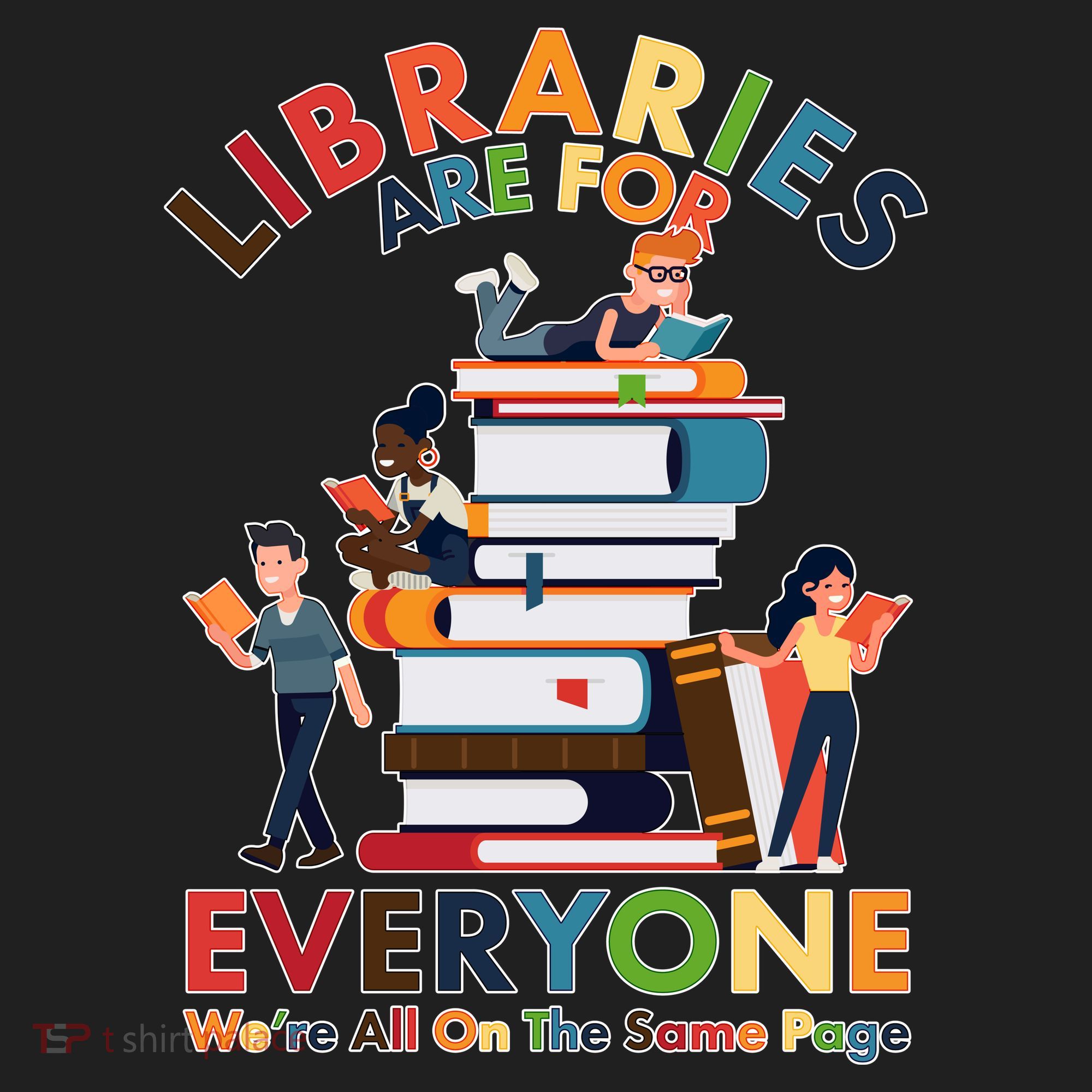 Libraries Are For Everyone Were All One The Same Page Tumbler