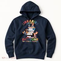 Libraries Are For Everyone Were All One The Same Page Hoodie thumb 0