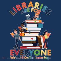 Libraries Are For Everyone Were All One The Same Page Toddler Hoodie thumb 2