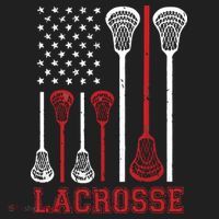 Lacrosse American Flag LAX Lacrosse Apparel Lacrosse Player Tumbler thumb 3