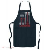 Lacrosse American Flag LAX Lacrosse Apparel Lacrosse Player Apron thumb 0