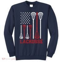 Lacrosse American Flag LAX Lacrosse Apparel Lacrosse Player Sweatshirt thumb 0