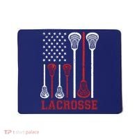 Lacrosse American Flag LAX Lacrosse Apparel Lacrosse Player Mousepad thumb 0