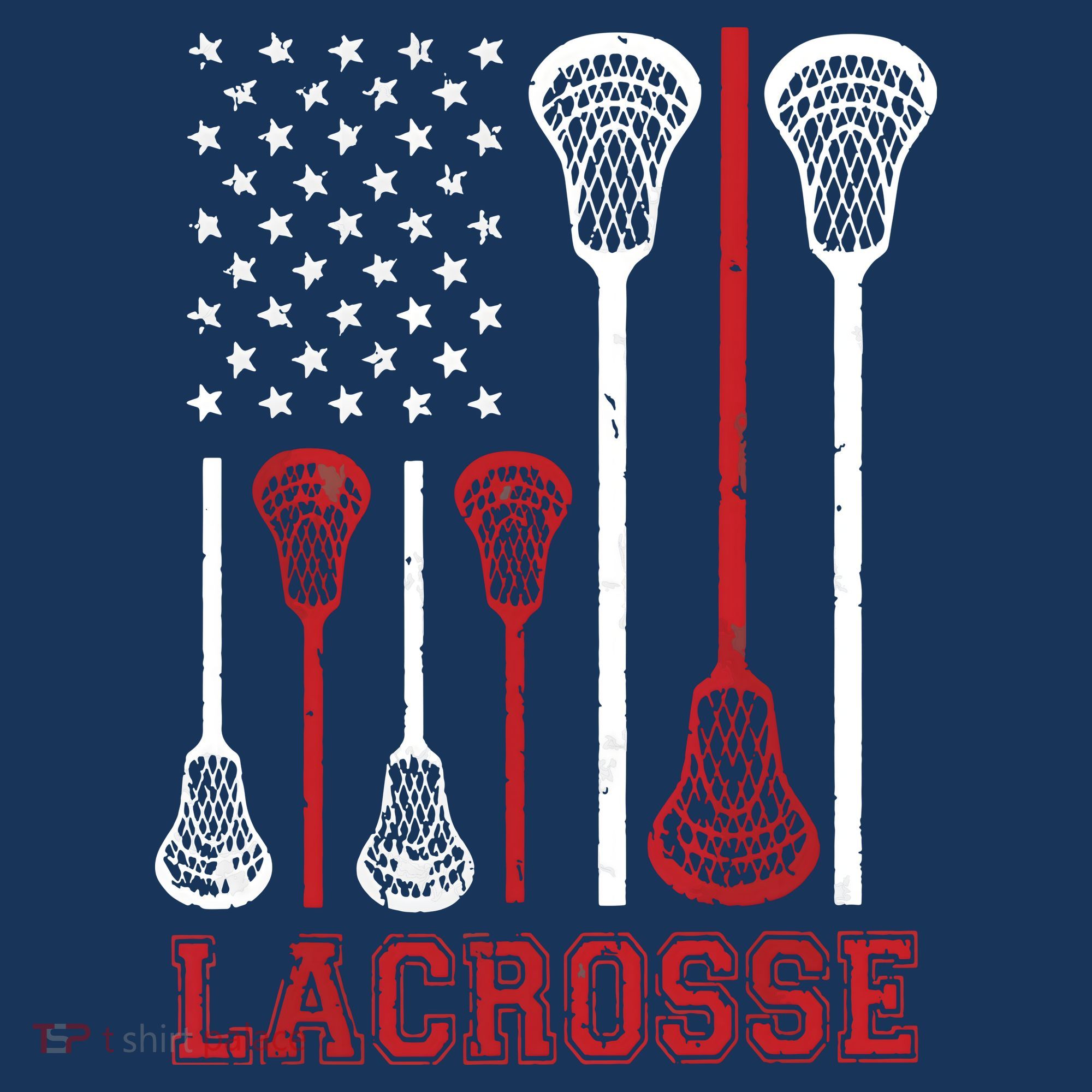 Lacrosse American Flag LAX Lacrosse Apparel Lacrosse Player Women's Tank Top