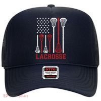 Lacrosse American Flag LAX Lacrosse Apparel Lacrosse Player Hat thumb 0