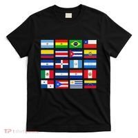 Latin American Flags Hispanic Heritage Month T-Shirt thumb 0