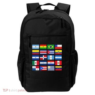 Latin American Flags Hispanic Heritage Month Backpack