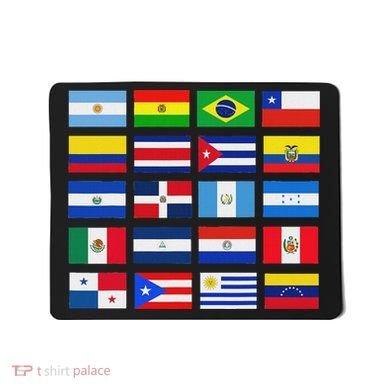 Latin American Flags Hispanic Heritage Month Mousepad