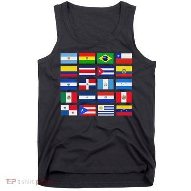 Latin American Flags Hispanic Heritage Month Tank Top